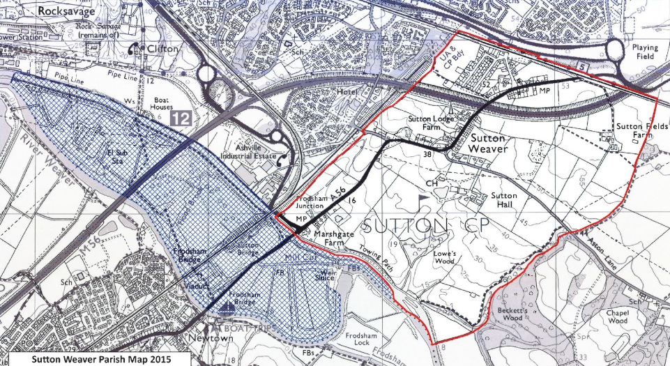 Sutton Weaver Map Sutton Weaver Map